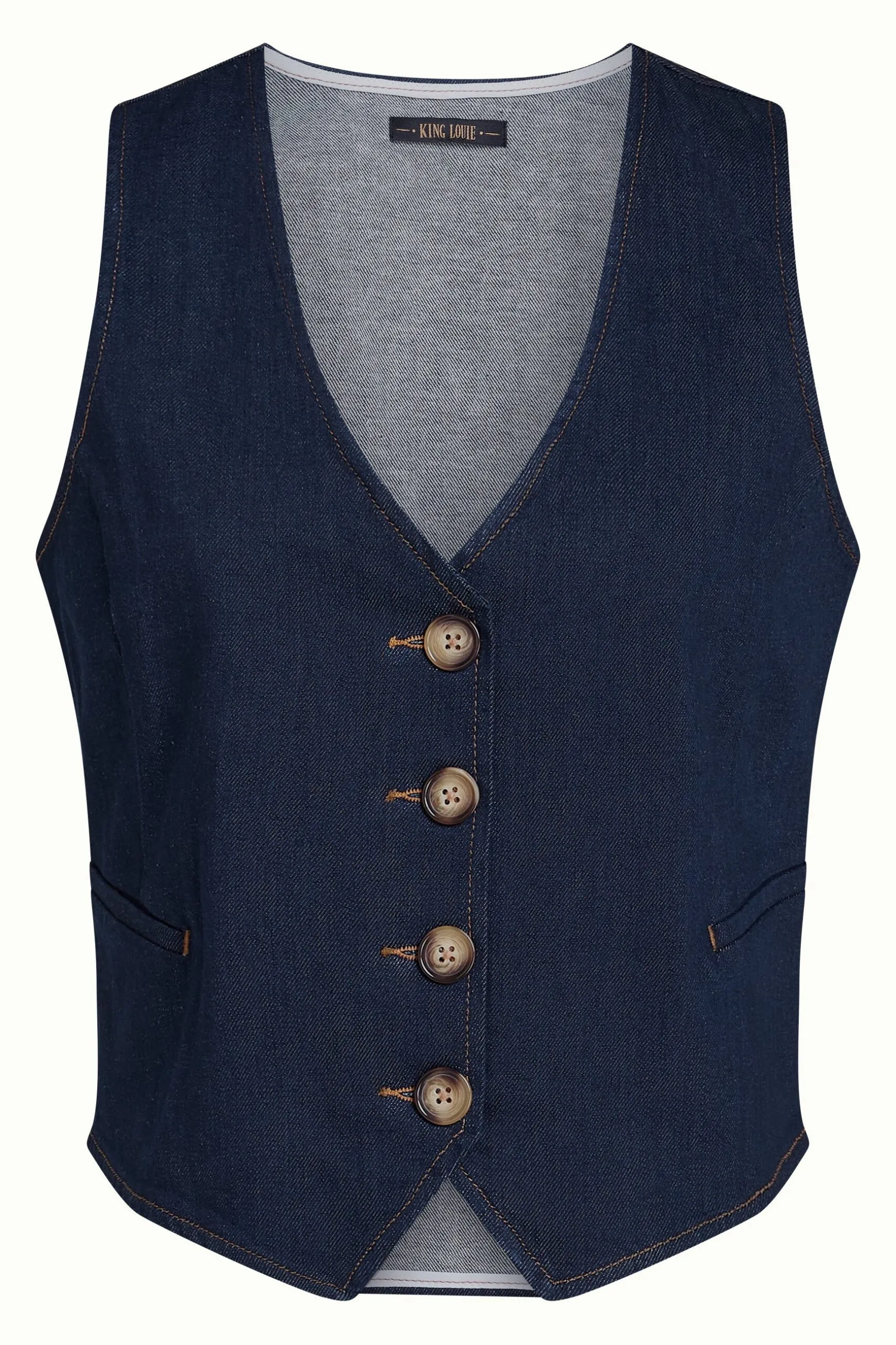 Gilet Onyx Denim - Deep Blue - Afbeelding 4