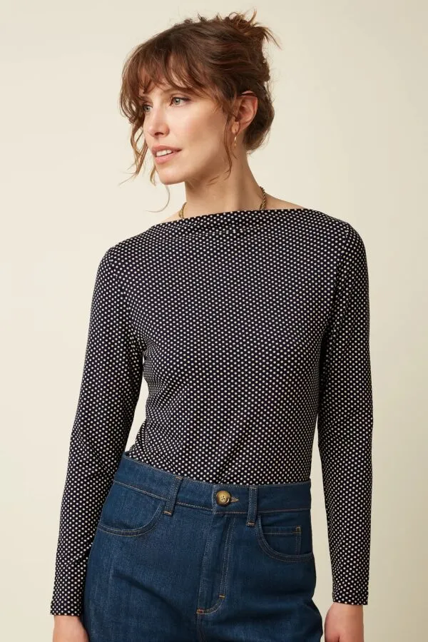 Marina Top Piper - Ink Blue