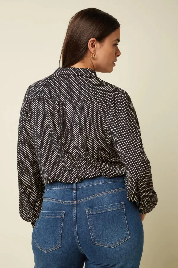 Carina Blouse Piper - Ink Blue