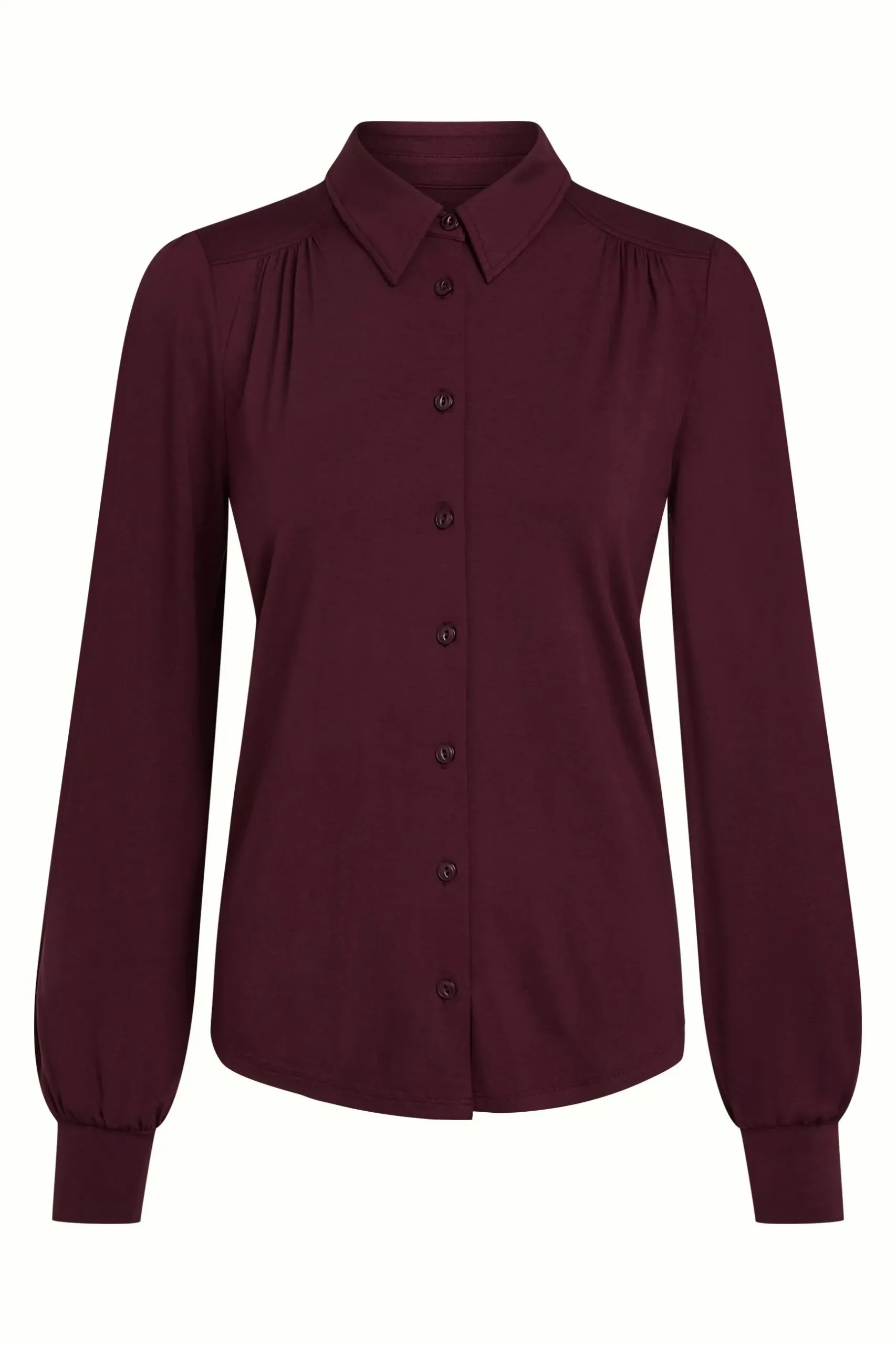 Carina Blouse Viscose Light - Porto Red - Afbeelding 4
