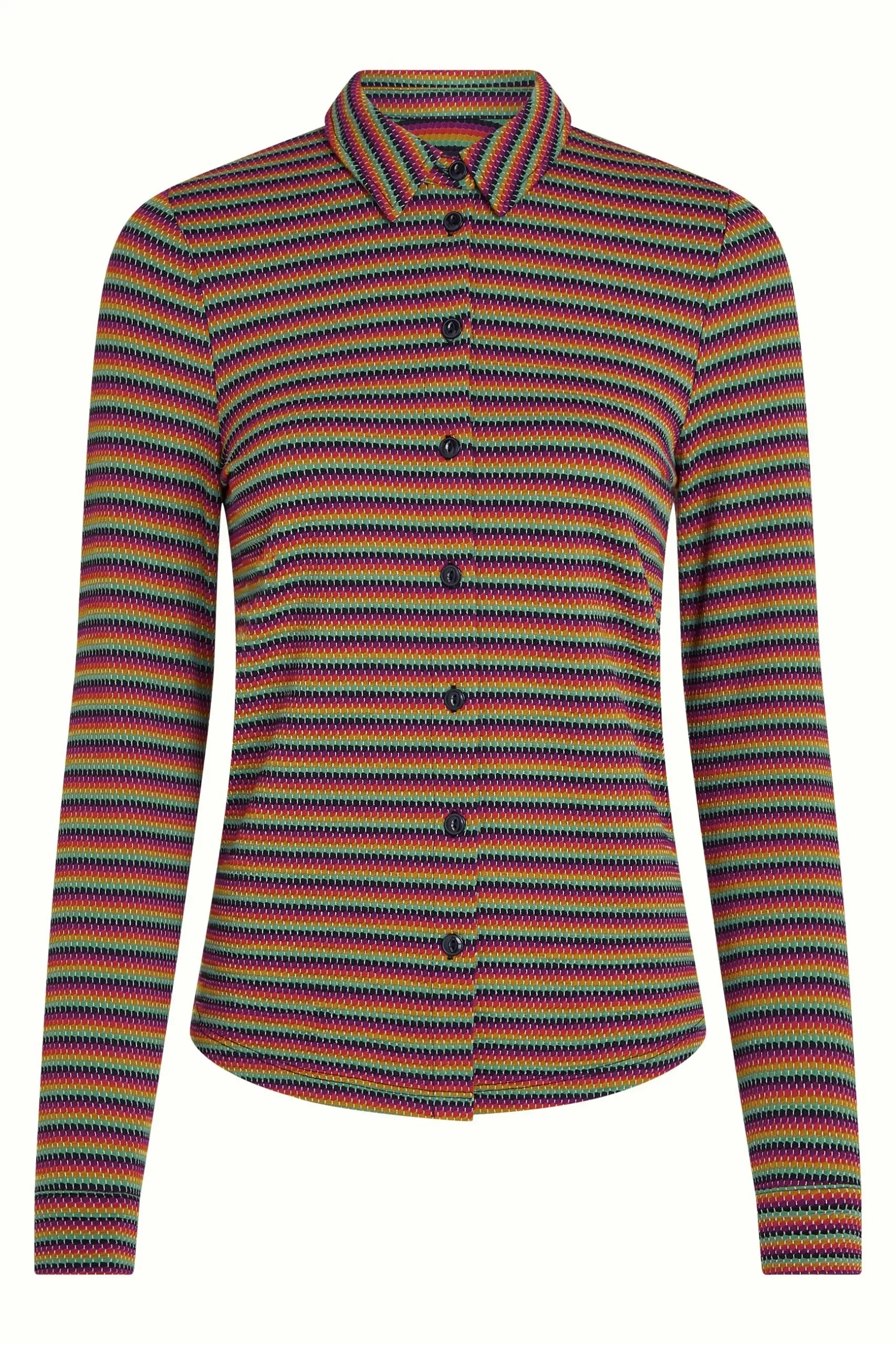 Blouse Beebop Stripe - Multi color - Afbeelding 5