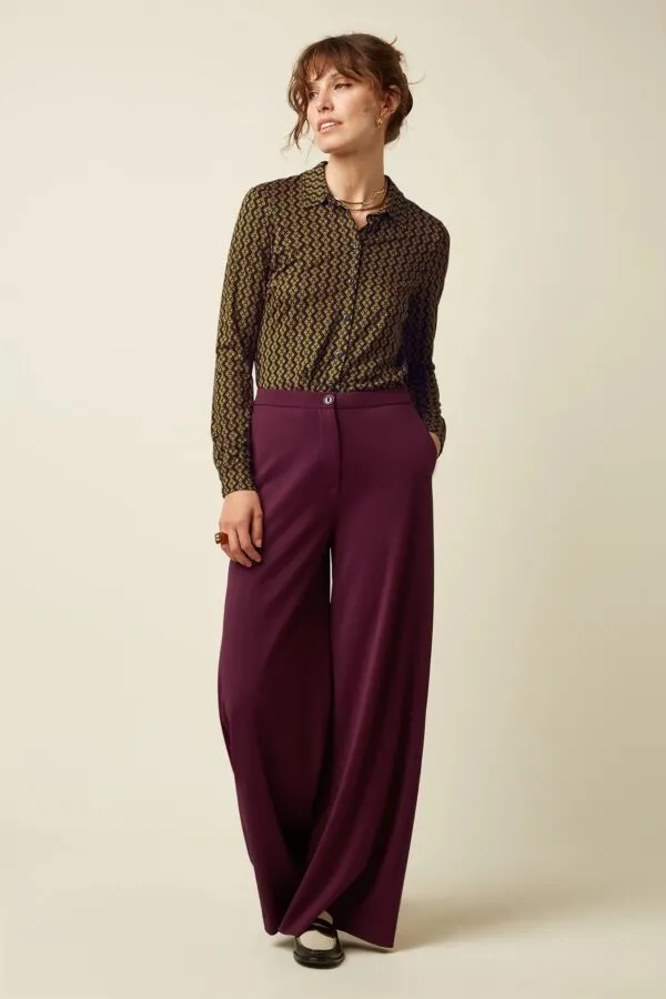 Blouse Turi Jersey - Zwart