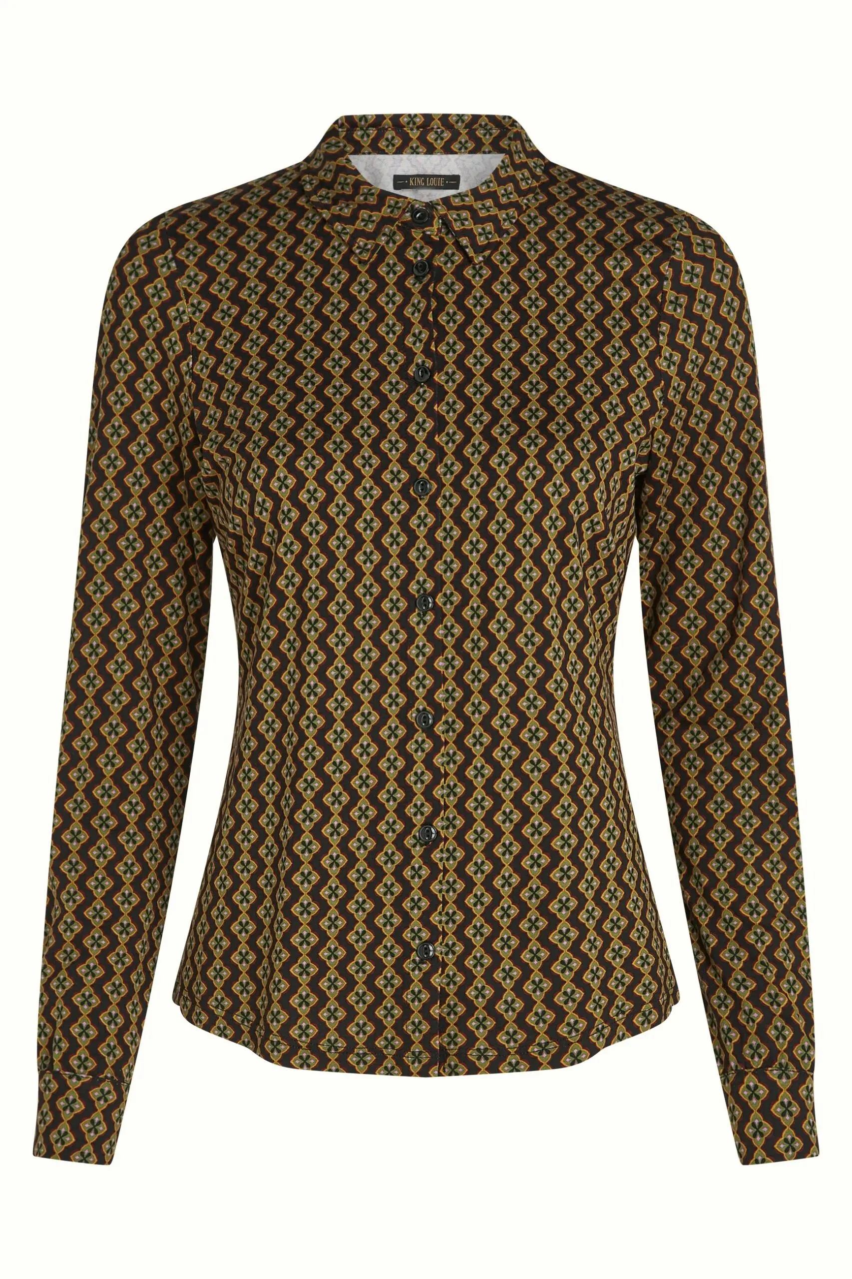 Blouse Turi Jersey - Zwart - Afbeelding 6