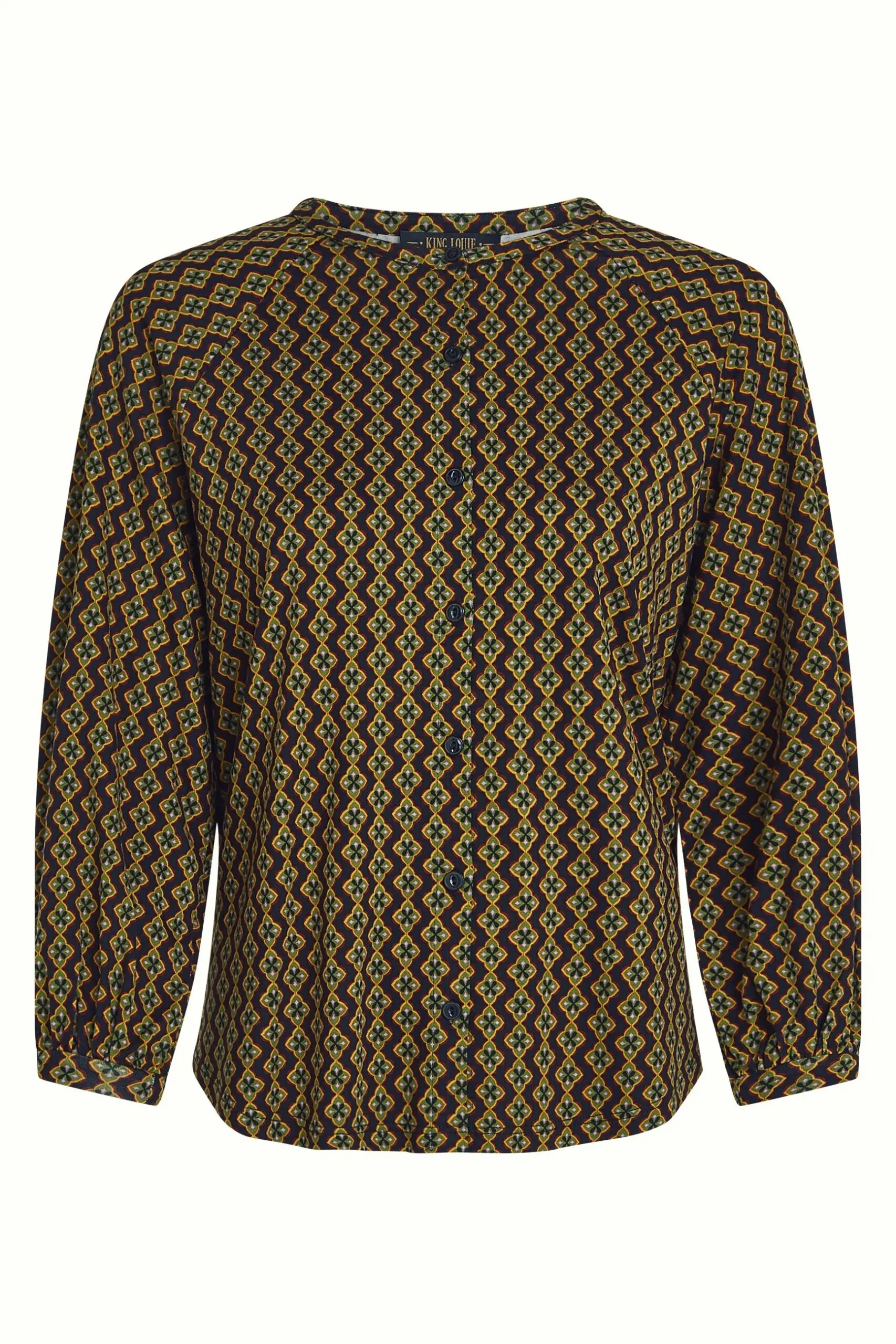 Cybill Blouse Turi Jersey - Zwart - Afbeelding 4