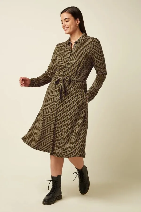 Sheeva Dress Turi Jersey - Zwart