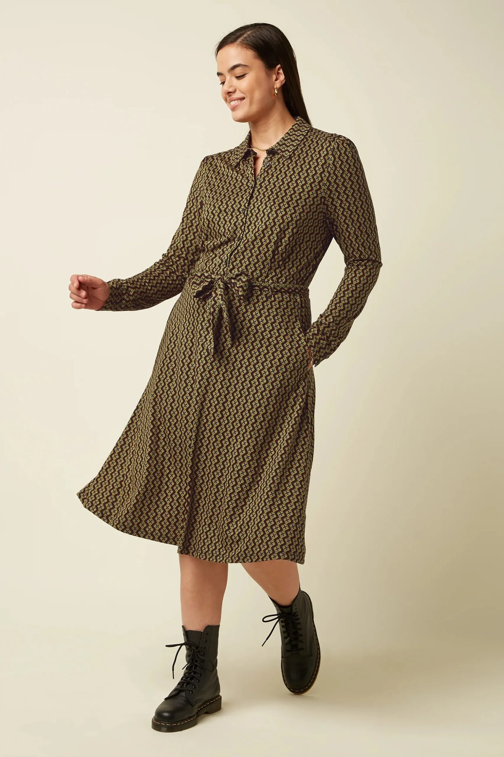 Sheeva Dress Turi Jersey - Zwart