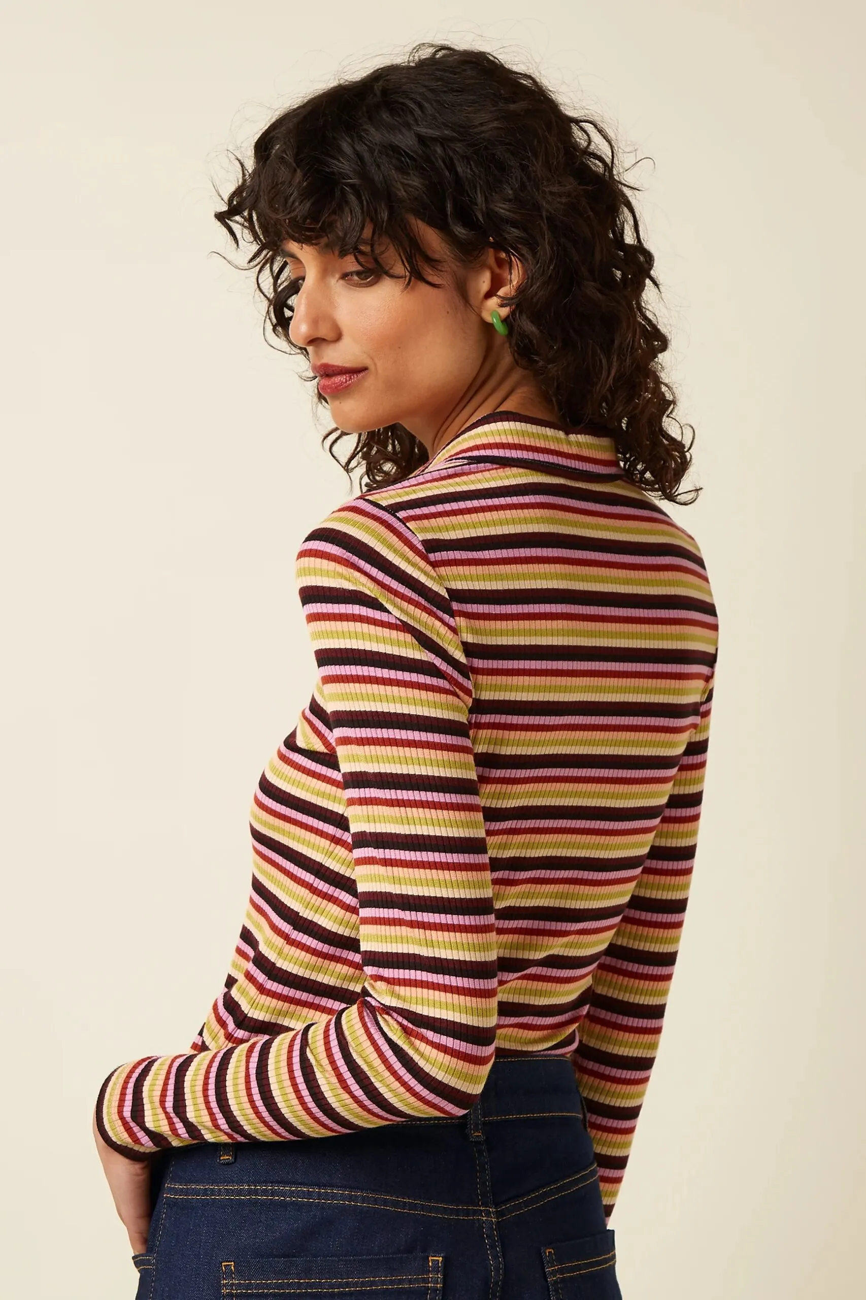 Blouse Josie Stripe - Multi color - Afbeelding 3