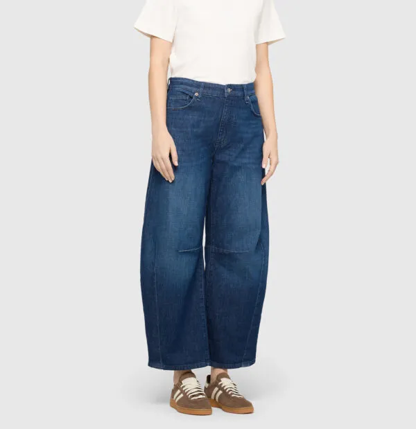DAKOTA Barrel - blue mended wash