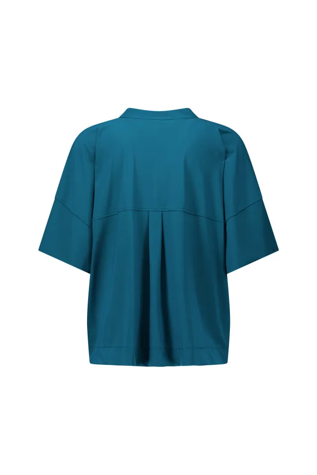 Laureen blouse - Teal - Afbeelding 5