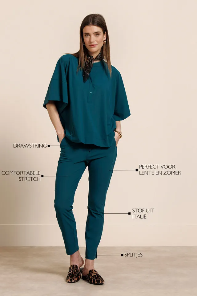 Startup summer trousers - Teal - Afbeelding 3