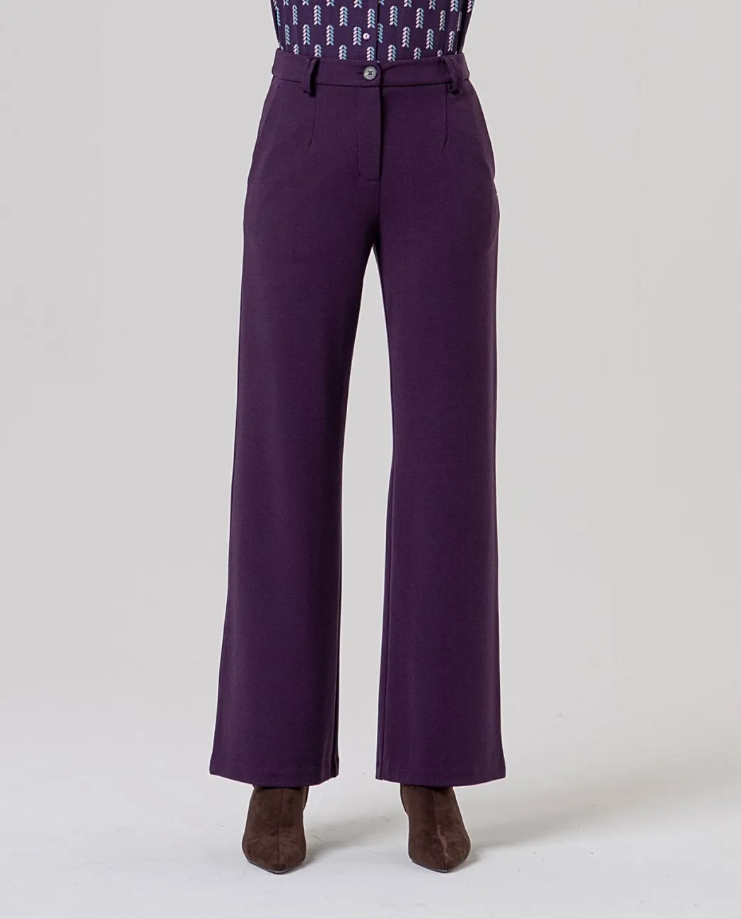 Straight Pants - Paars - Afbeelding 4