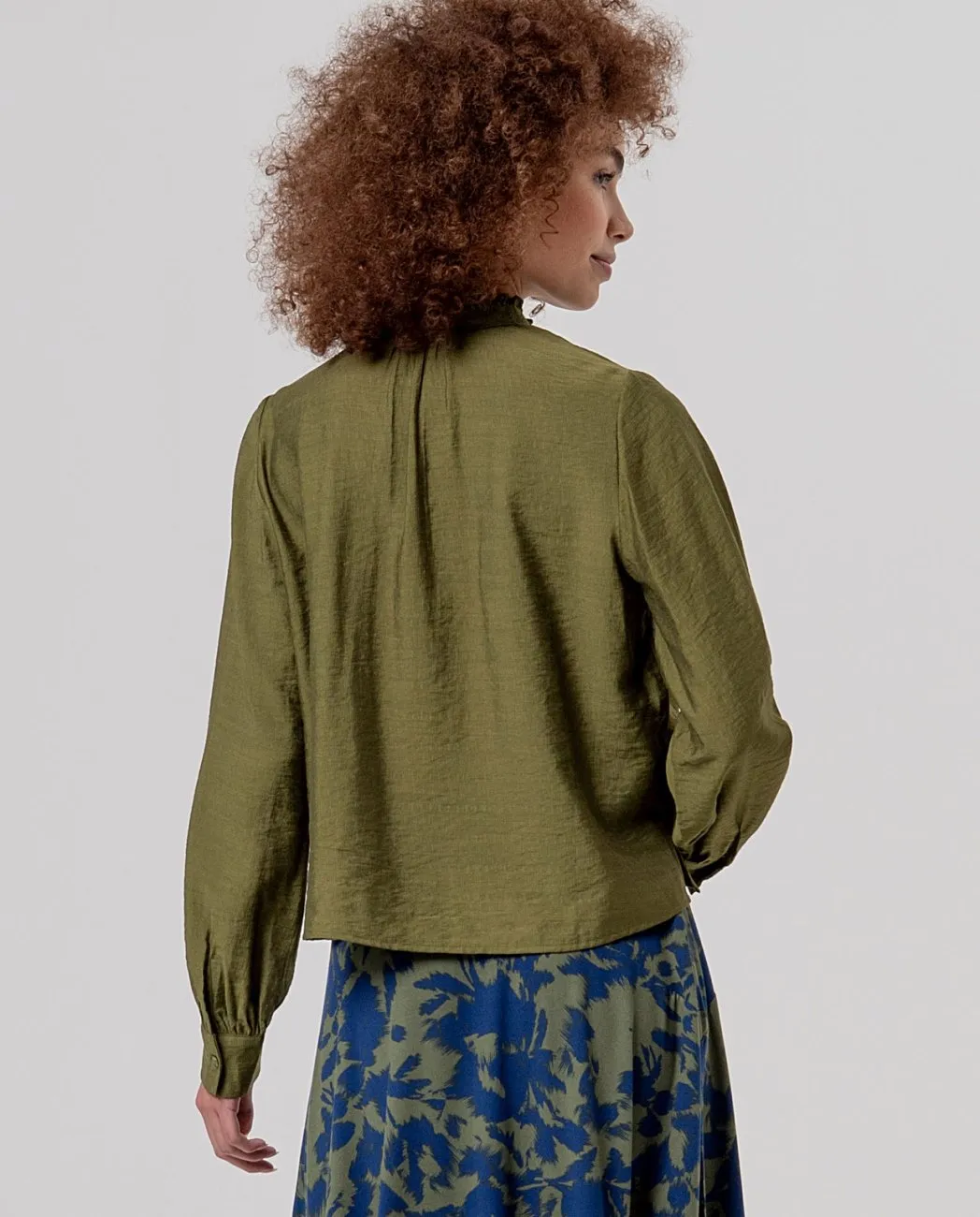 Blouse with Detail on the Front - Groen - Afbeelding 2