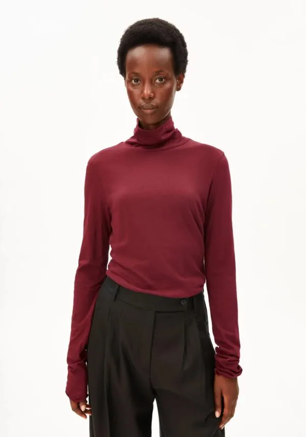 GRAZILIANAA SOFT LONGSLEEVE - Donkerrood