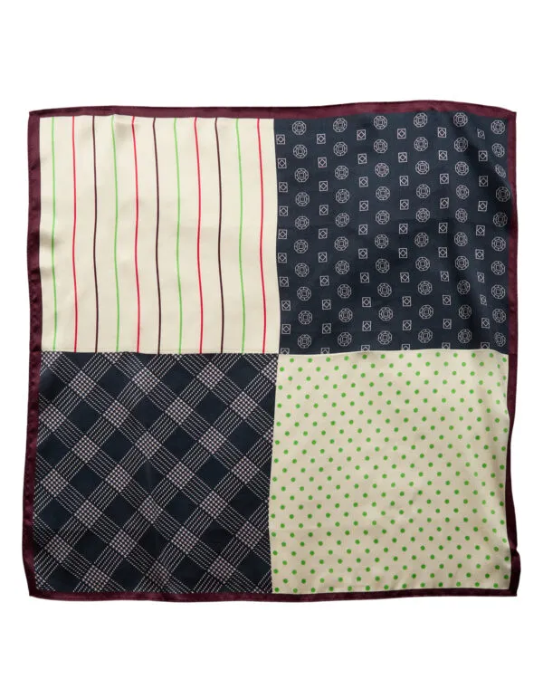 Nusilk Mixed Scarf - Multi color