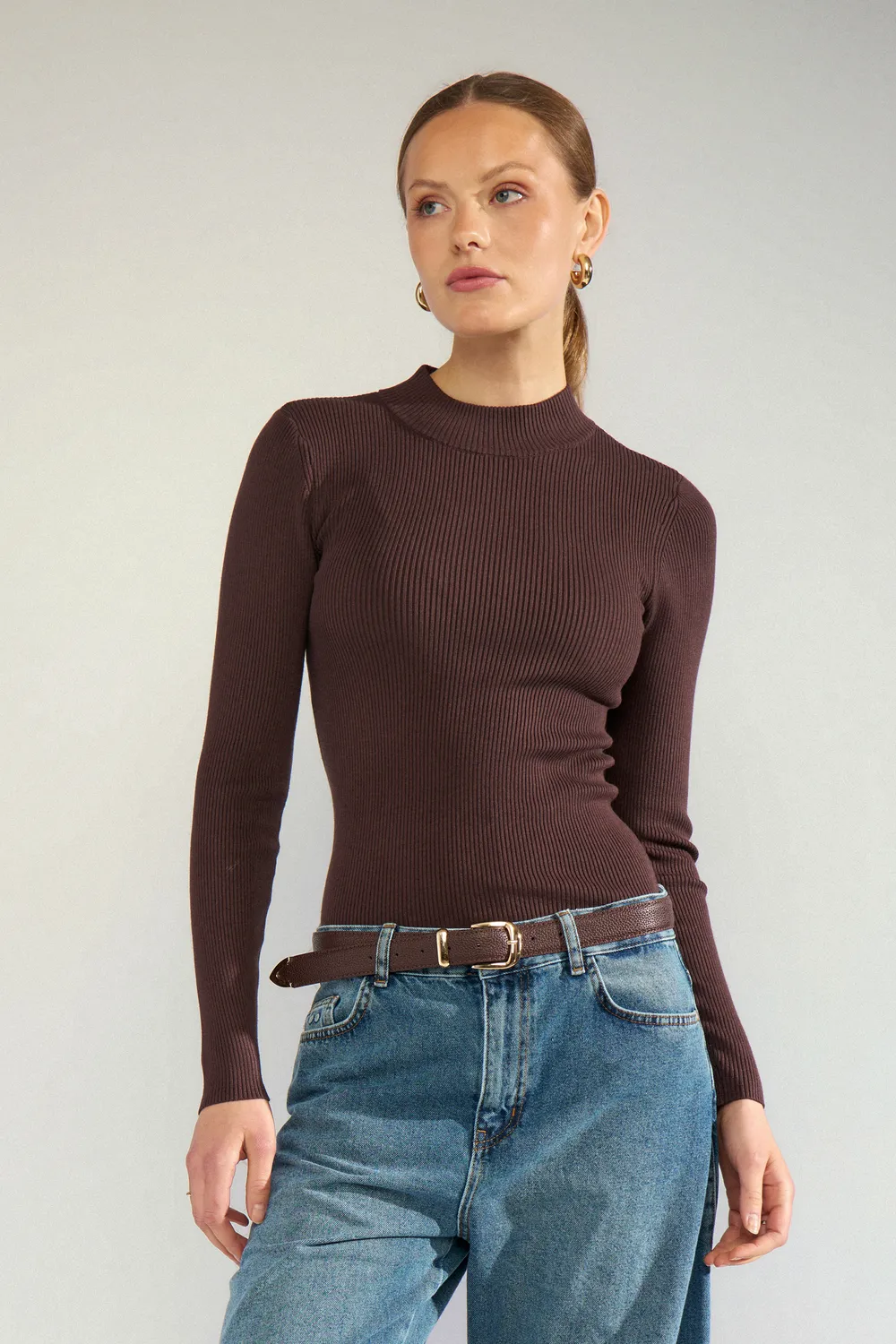 Nubia LS Pullover - Bruin