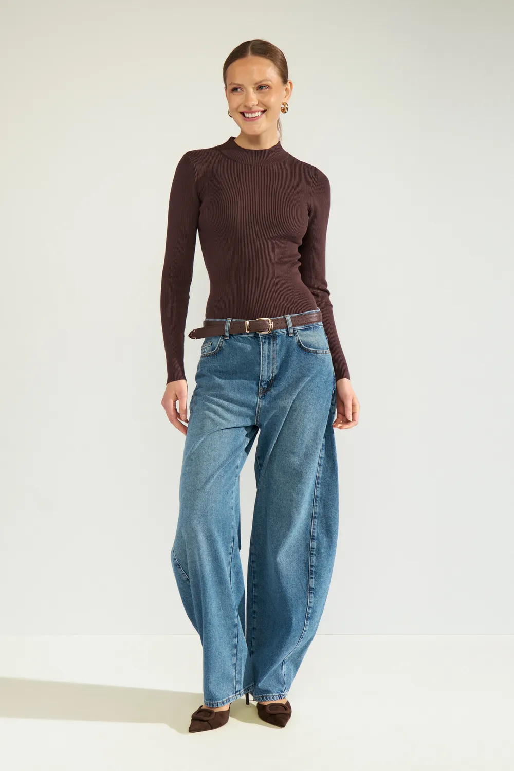 Nubia LS Pullover - Bruin - Afbeelding 5
