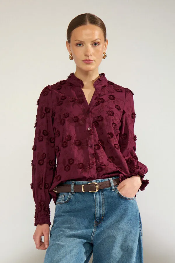 Nulenea Shirt - bordeaux
