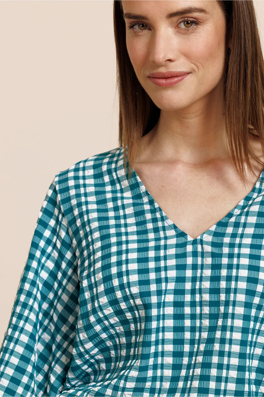 Florine check blouse - Multi color - Afbeelding 2