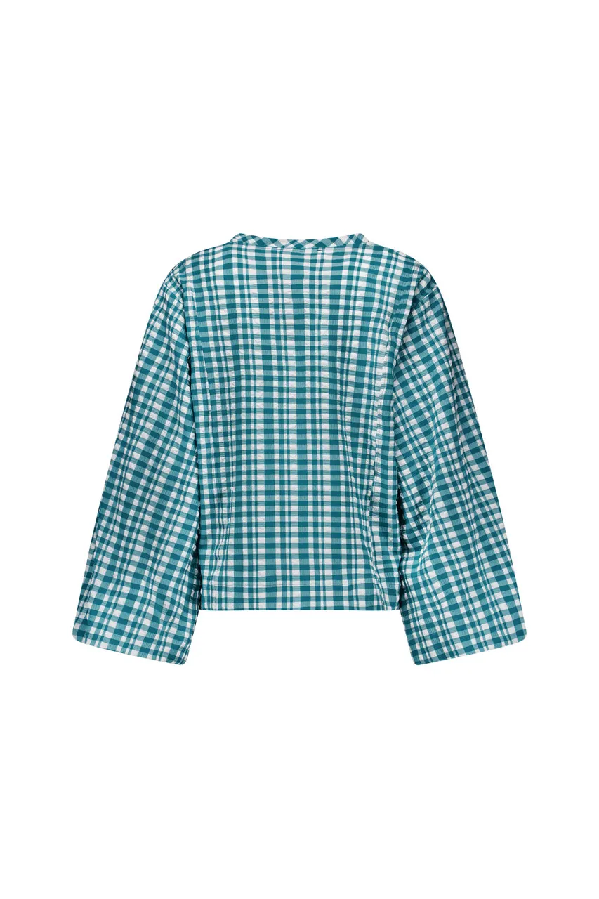 Florine check blouse - Multi color - Afbeelding 4
