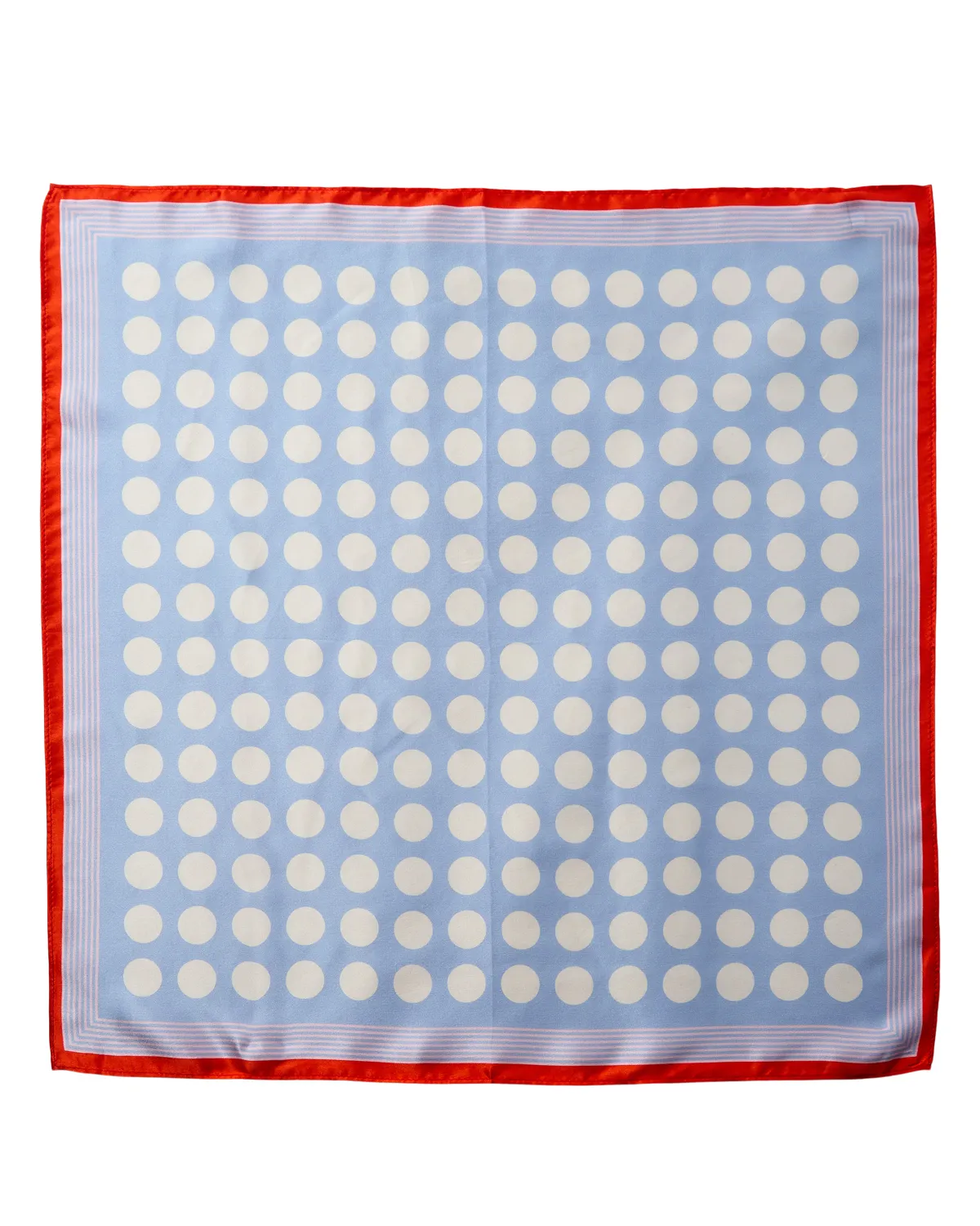 Nusilk Dot Scarf - Lichtblauw - Afbeelding 2