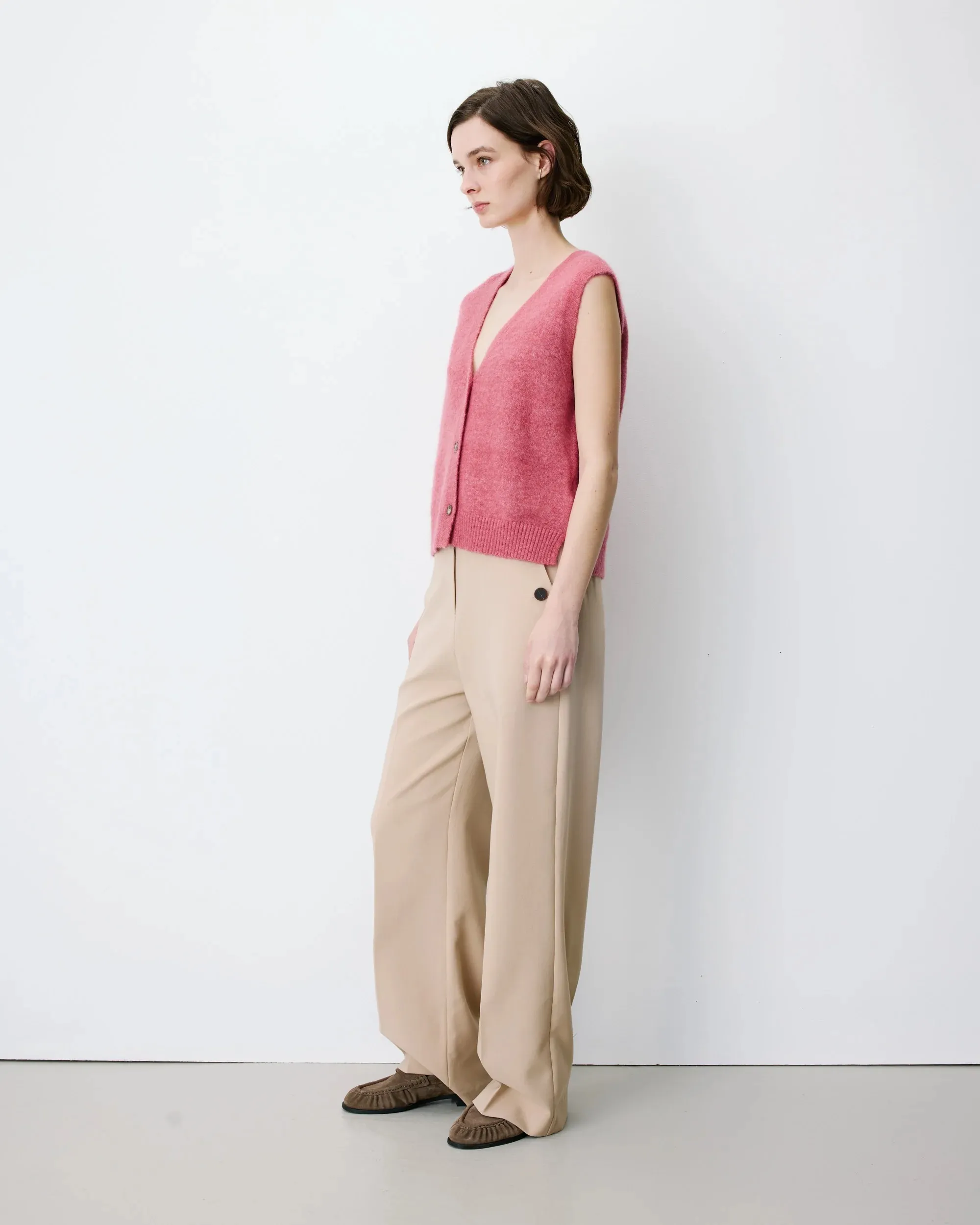 Spencer met knoopsluiting - Roze - Afbeelding 5