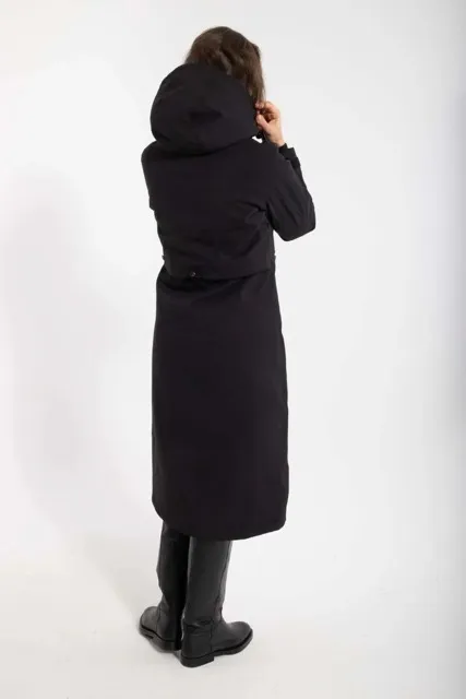 Danesandur Winter Coat - Zwart - Afbeelding 4