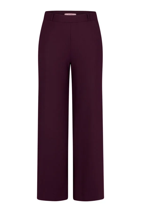 Lexie bonded trousers - Blackberry