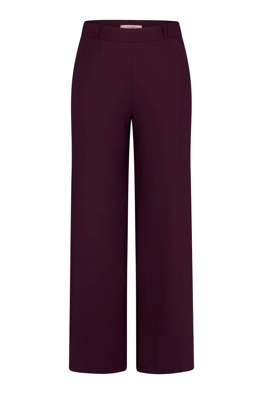 Lexie bonded trousers - Blackberry - Afbeelding 2