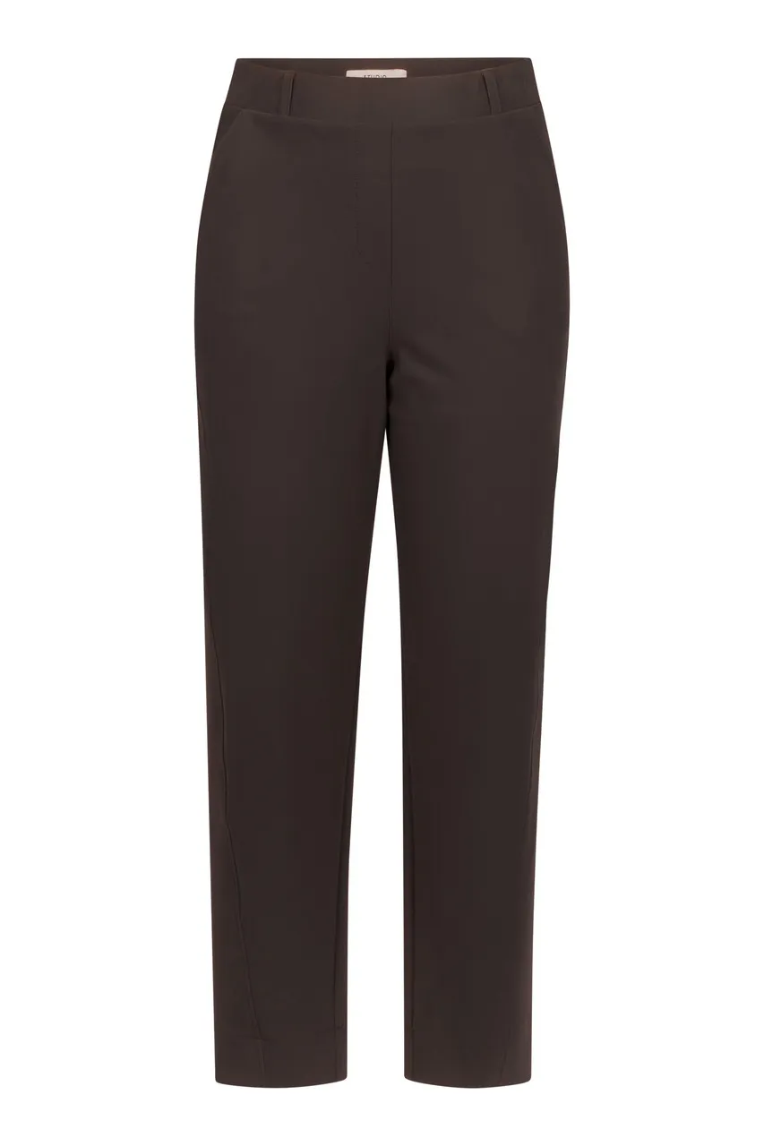 Marlise barrel trousers - Espresso - Afbeelding 2