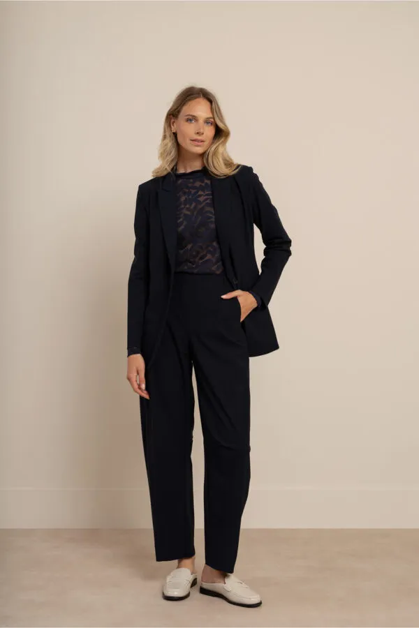 Marlise barrel trousers - Blauw