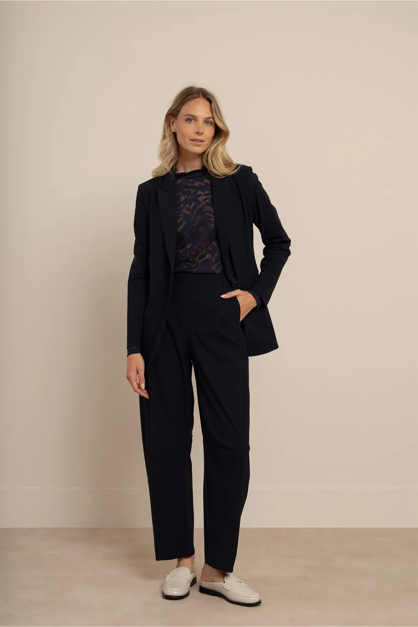 Marlise barrel trousers - Blauw