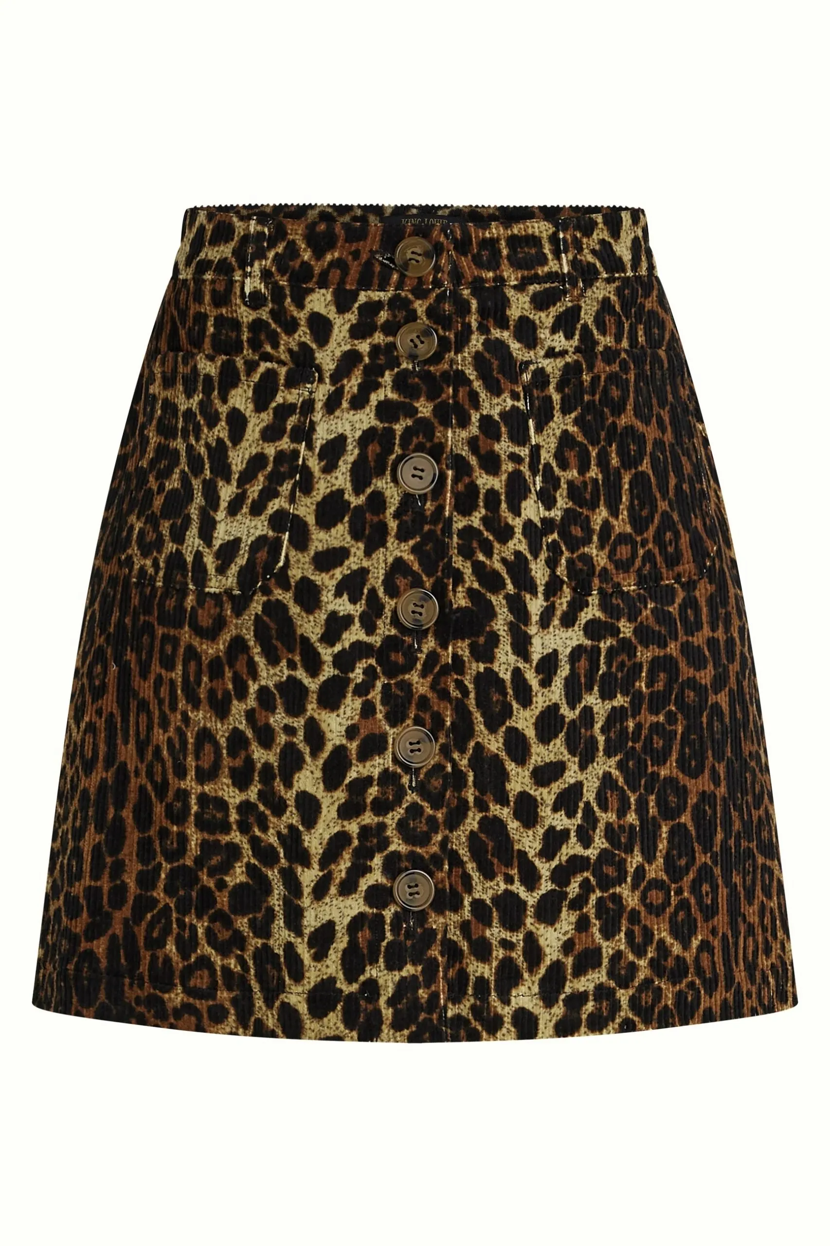Garbo Mini Skirt Fargo Cord - Natural - Afbeelding 5