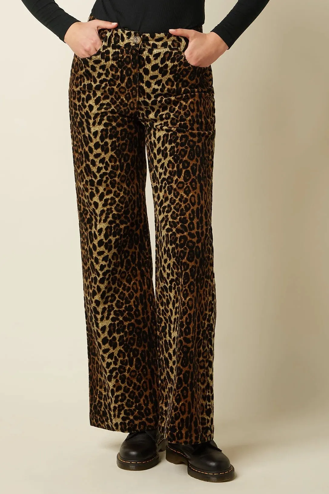 Paige Pants Fargo Cord - Natural