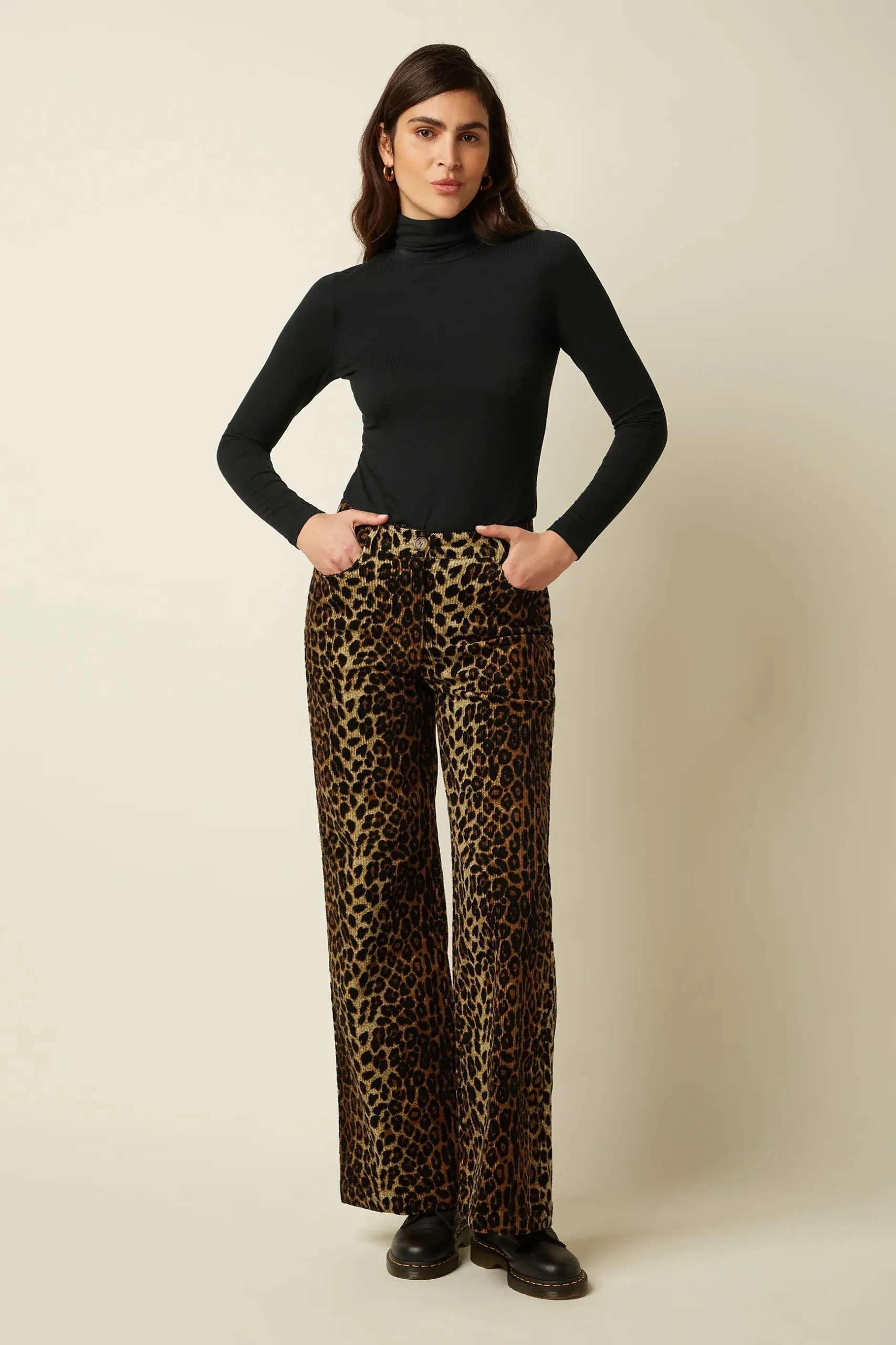 Paige Pants Fargo Cord - Natural - Afbeelding 2