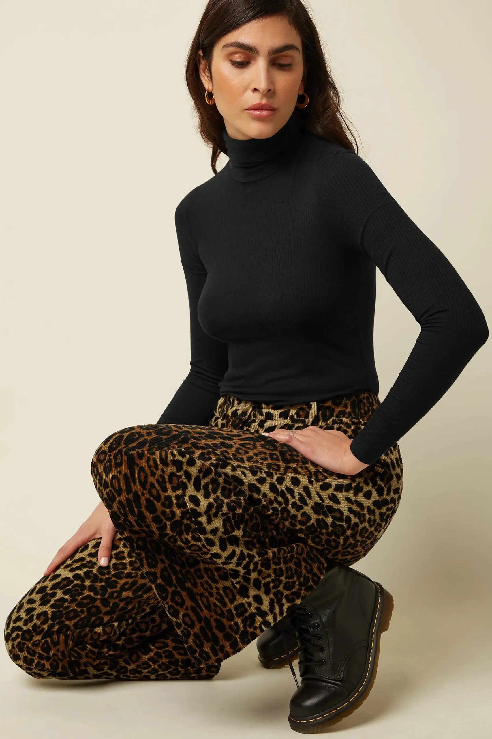 Paige Pants Fargo Cord - Natural - Afbeelding 5