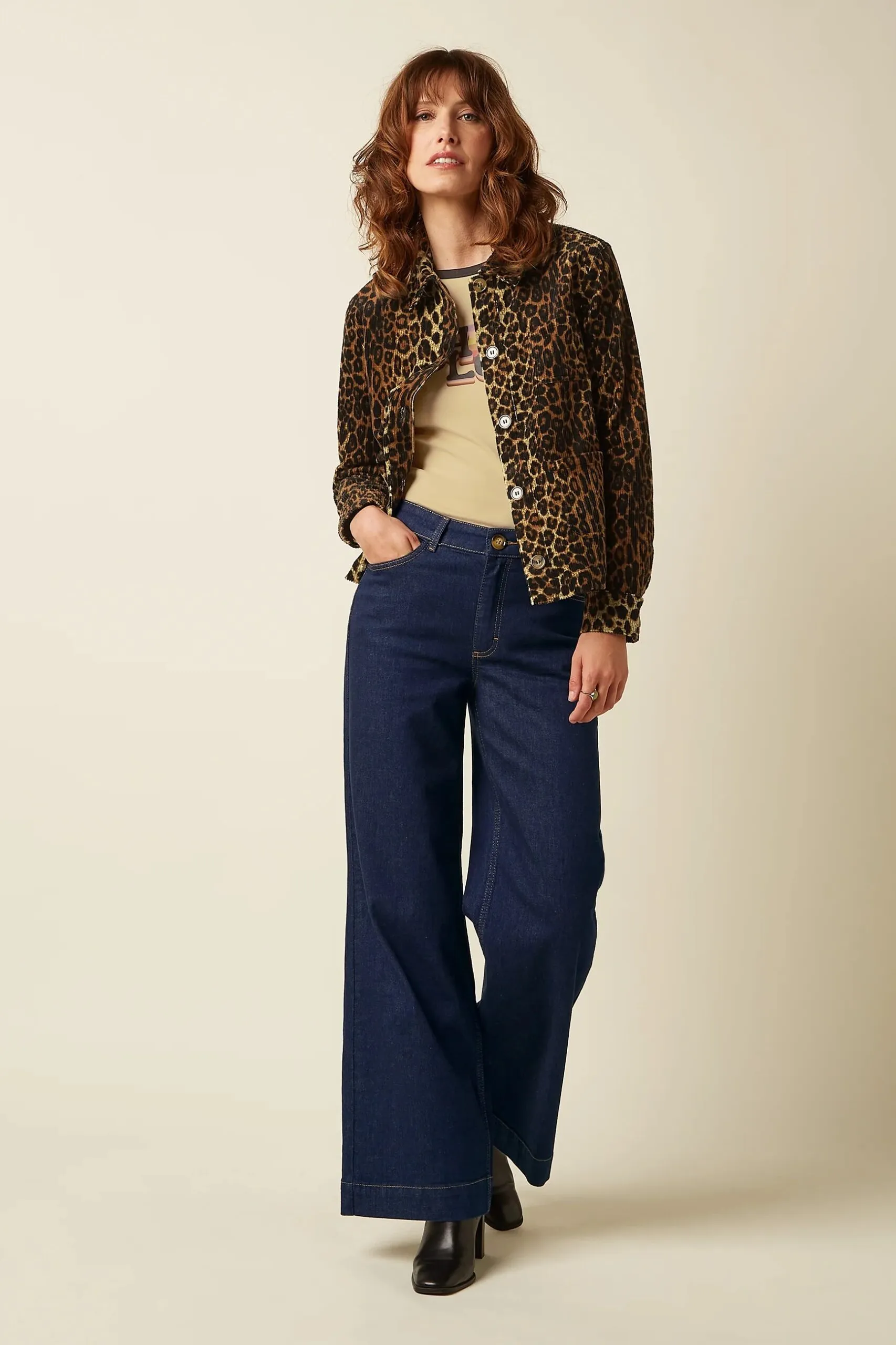 Ellen Jacket Fargo Cord - Natural - Afbeelding 2