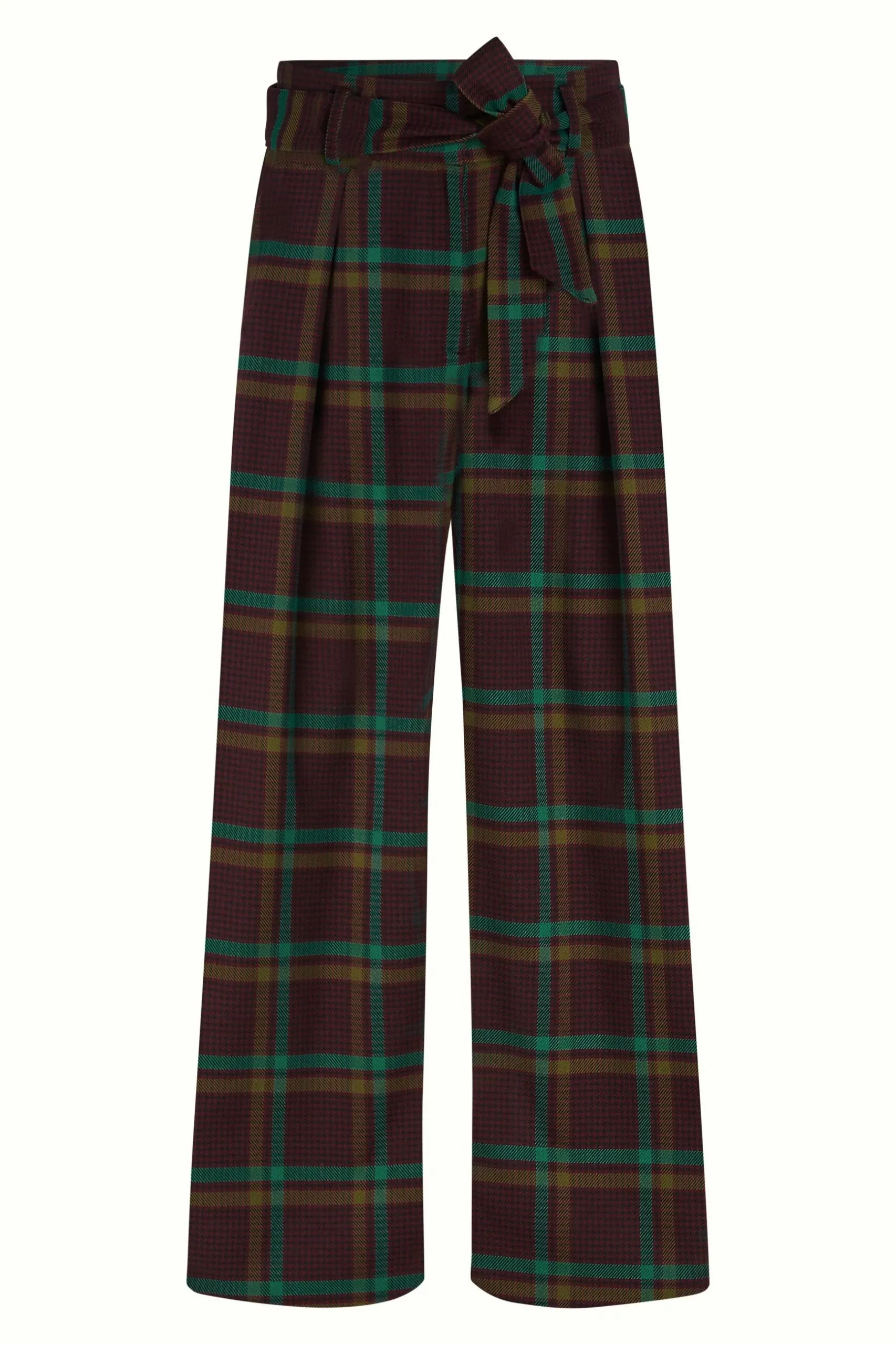 Ava Pants Vera Check - Porto Red - Afbeelding 6
