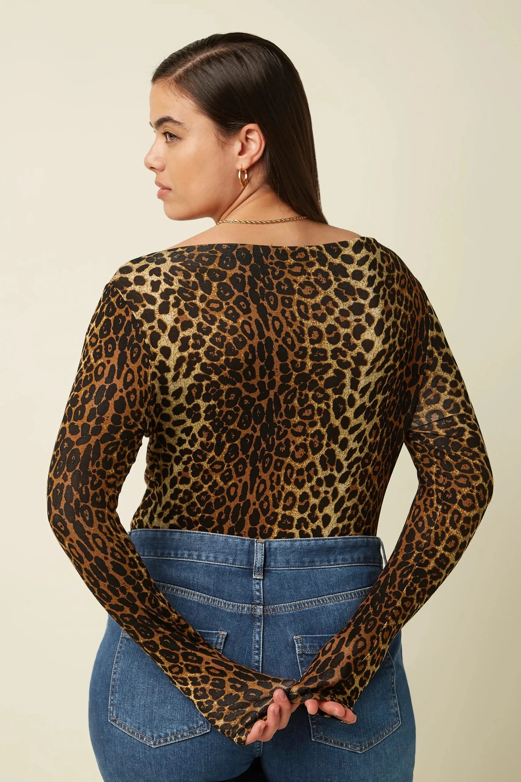Marina Top Fargo Jersey - Natural - Afbeelding 2