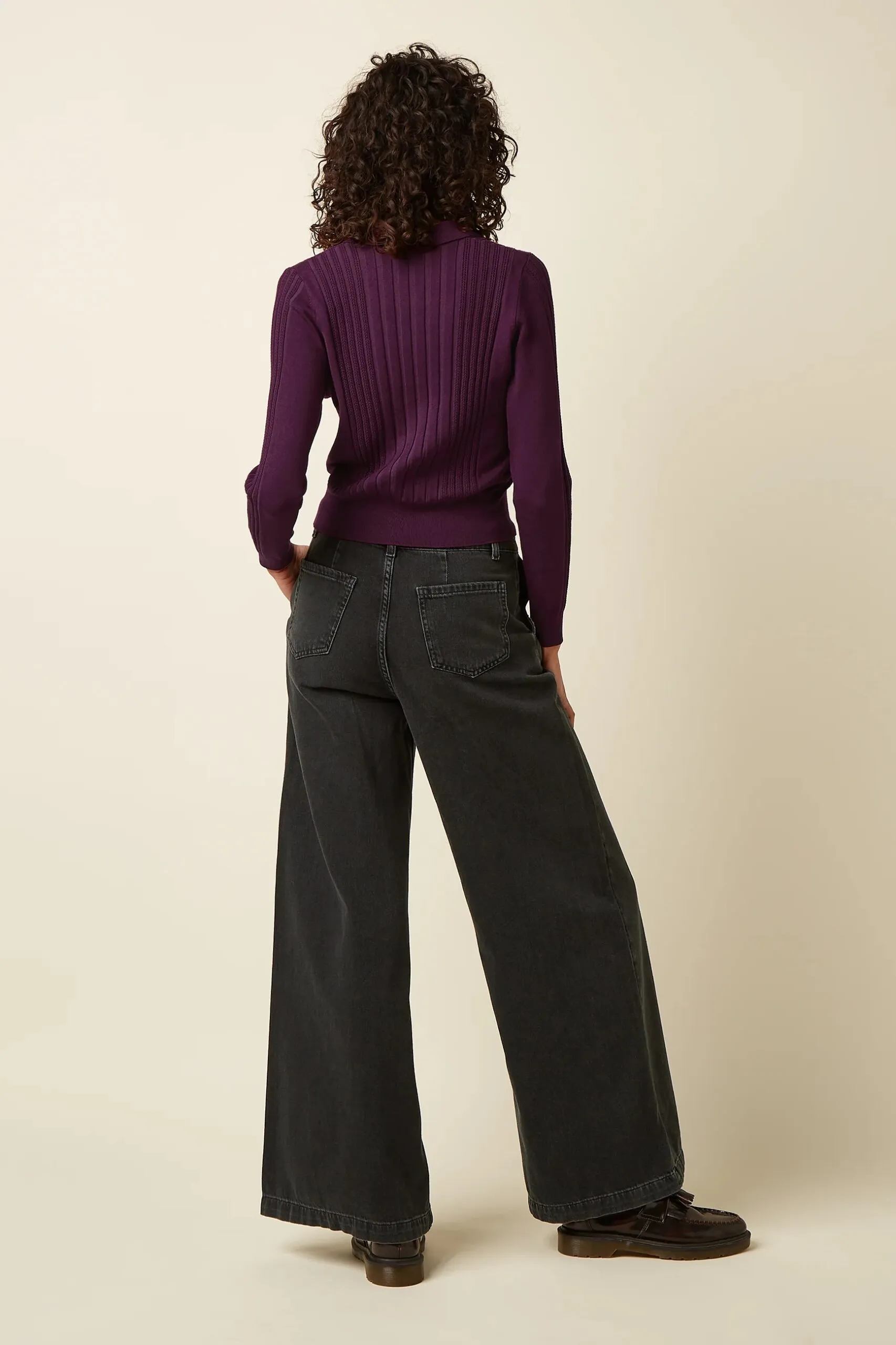 Sofie Cardi Match Knit - Caspia Purple - Afbeelding 3