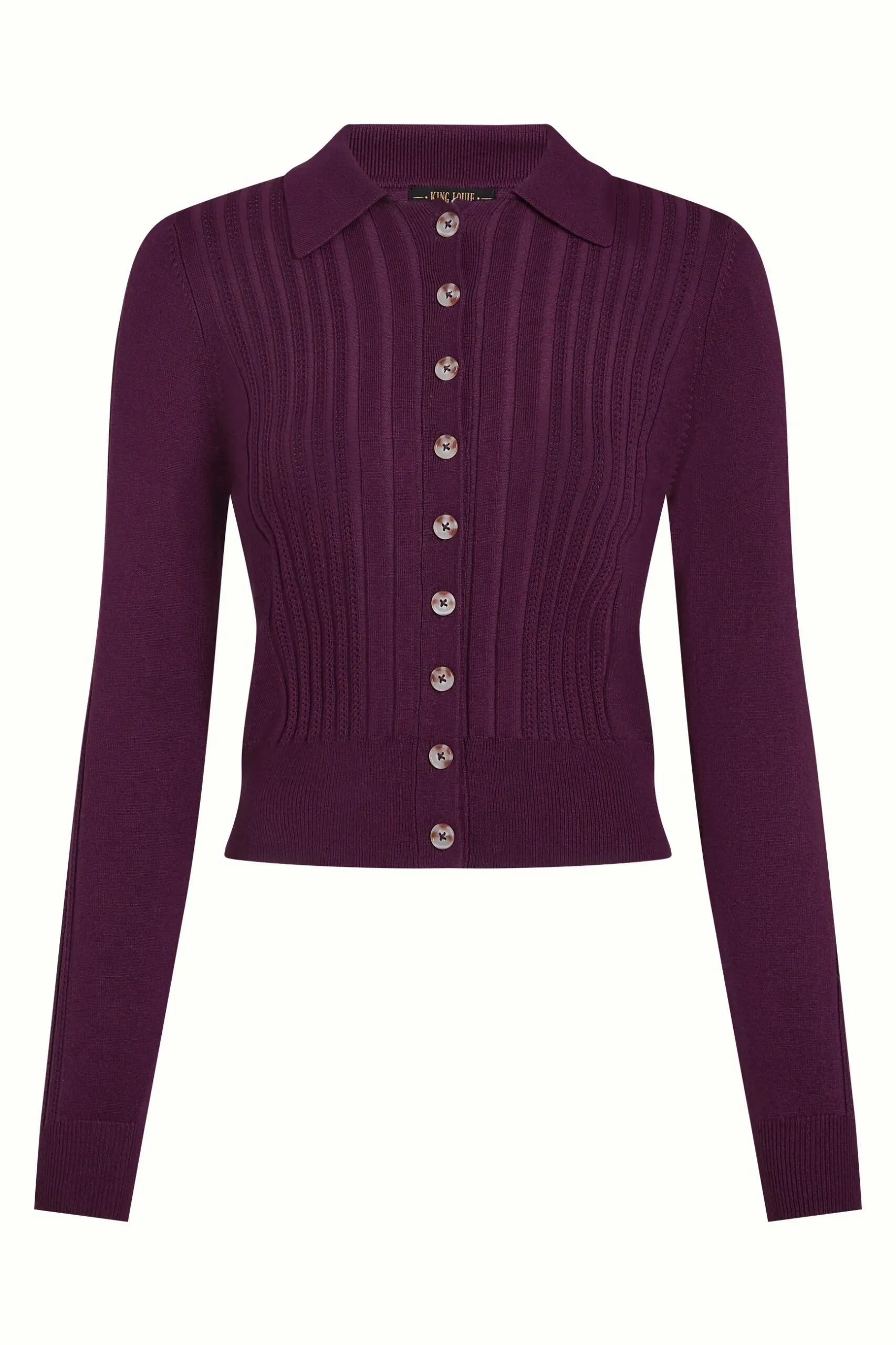 Sofie Cardi Match Knit - Caspia Purple - Afbeelding 5