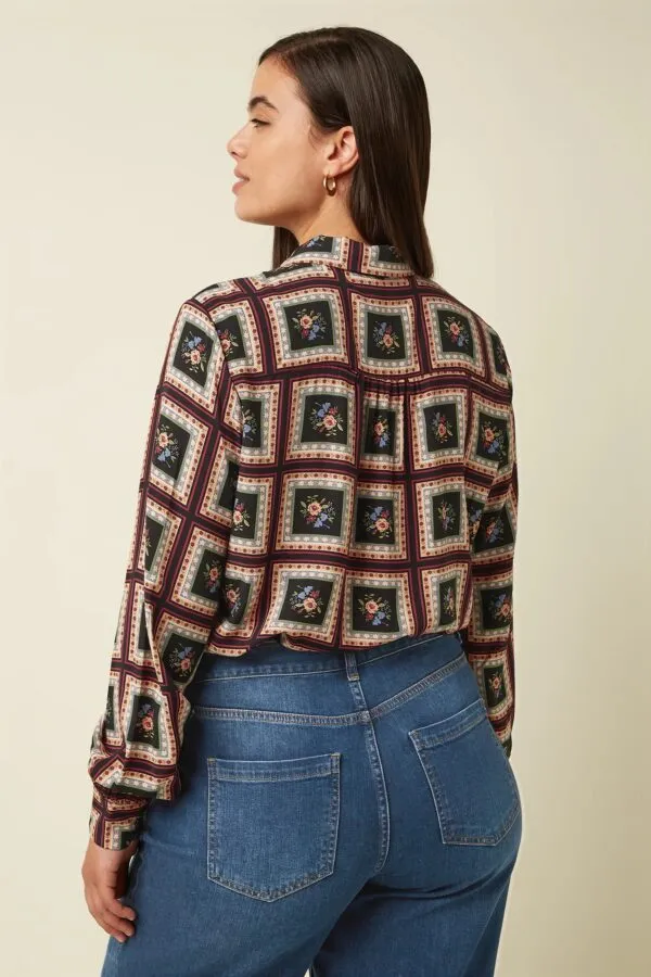 Maisie Blouse Melrose - Zwart