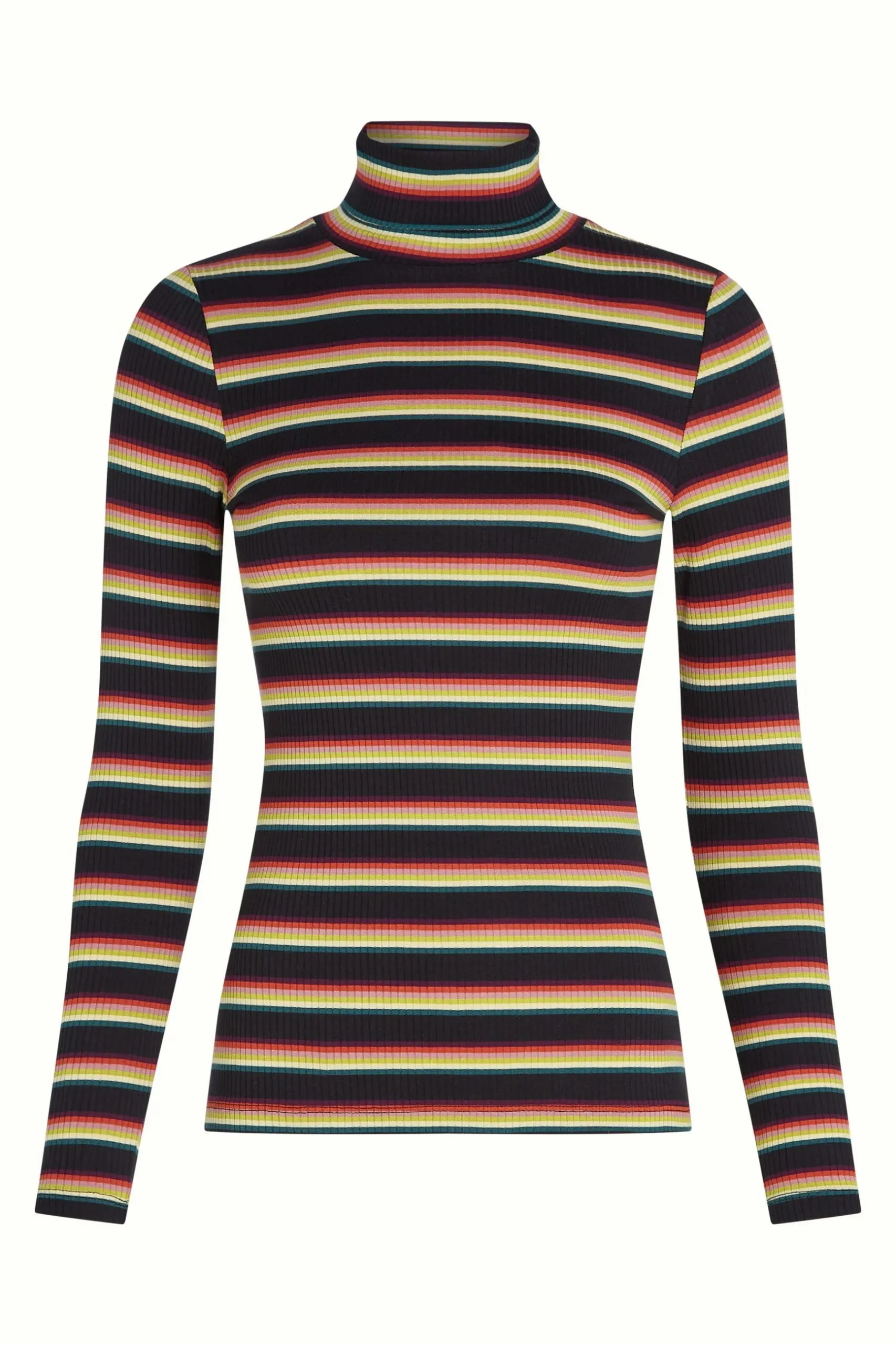 Rollneck Top Lottie Stripe - Imperial Purple - Afbeelding 5