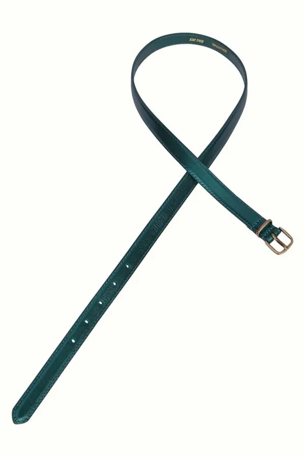 Shiny Belt - Spruced Green