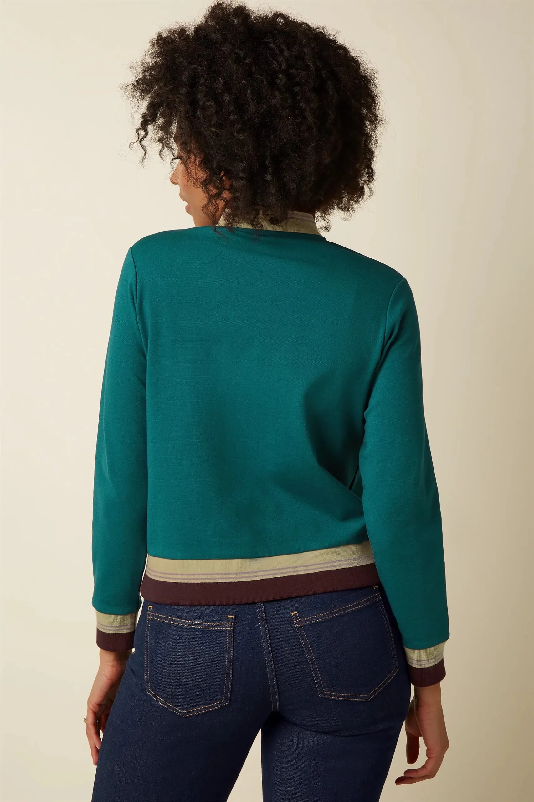 Colorblock Coljack Daytona Sweat - Spruced Green - Afbeelding 2