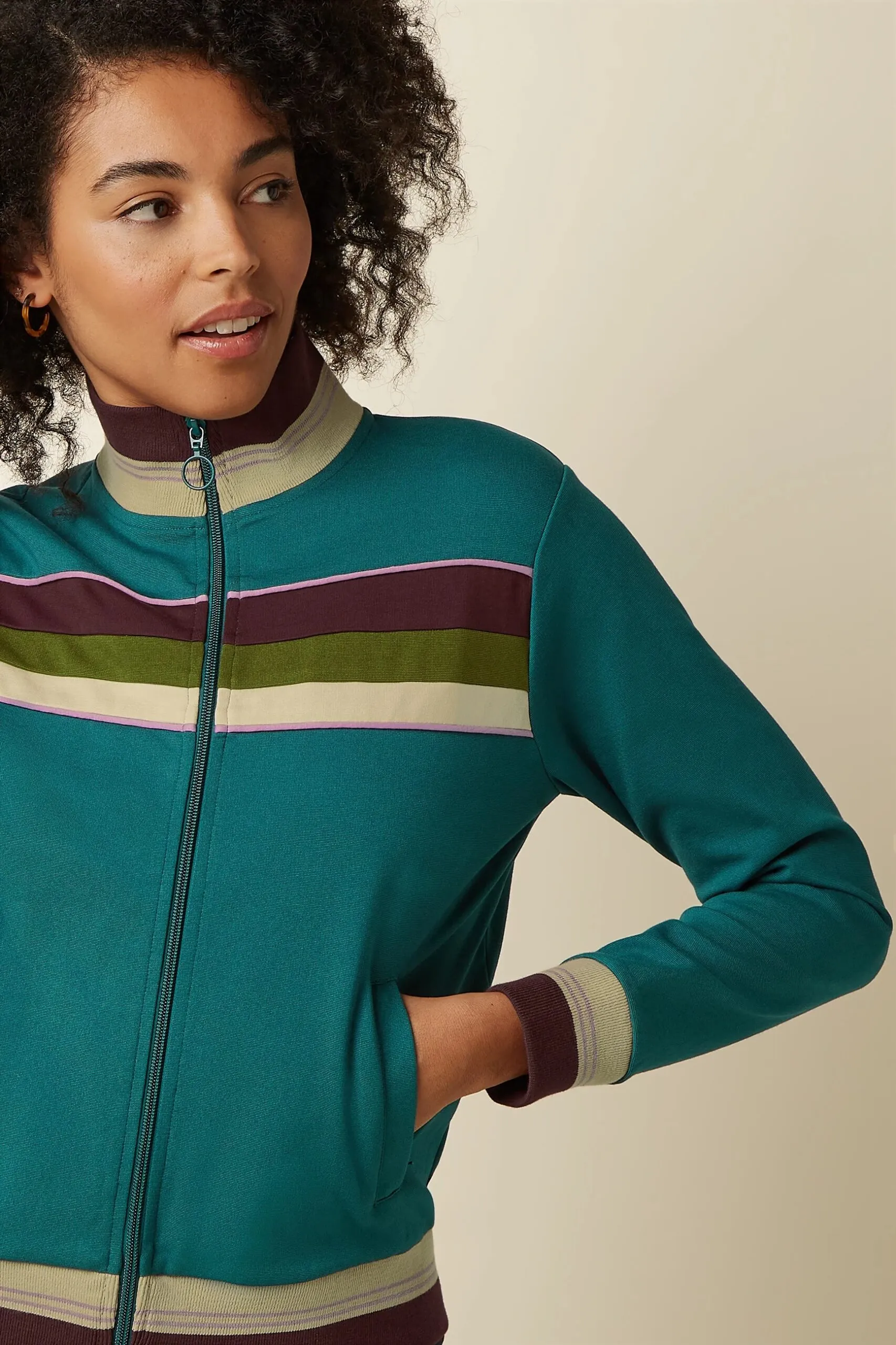 Colorblock Coljack Daytona Sweat - Spruced Green - Afbeelding 3