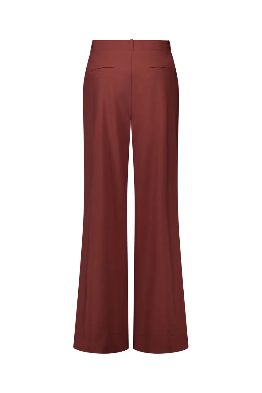 Lexie bonded trousers - Chestnut - Afbeelding 3