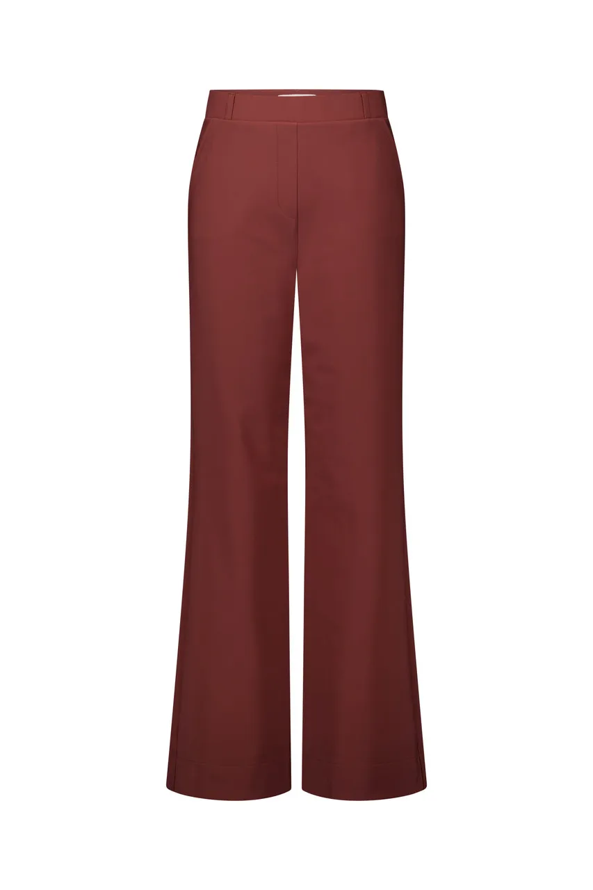Lexie bonded trousers - Chestnut - Afbeelding 4