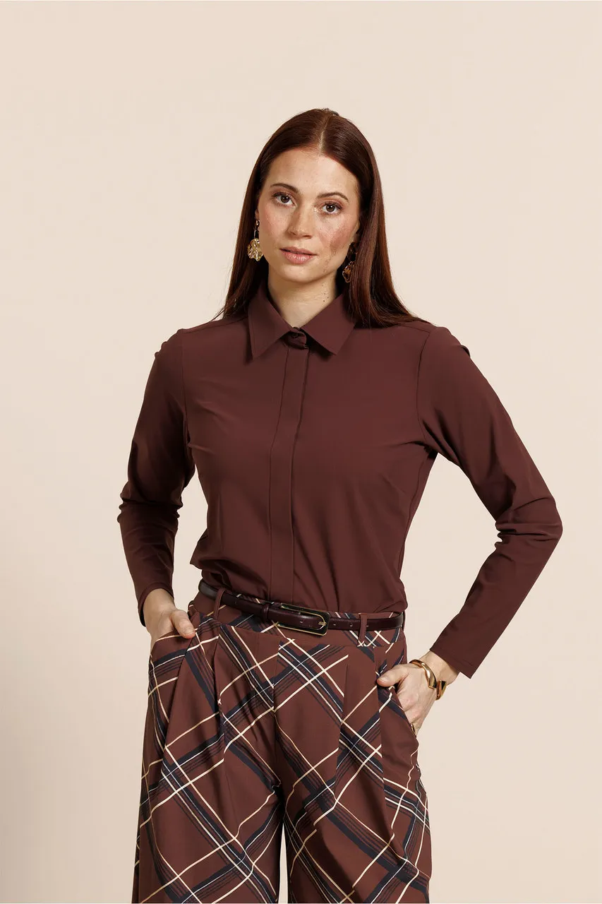 Poppy blind shirt - Chestnut