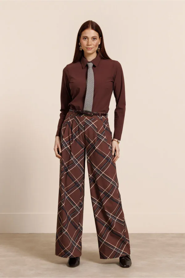 Poppy blind shirt - Chestnut