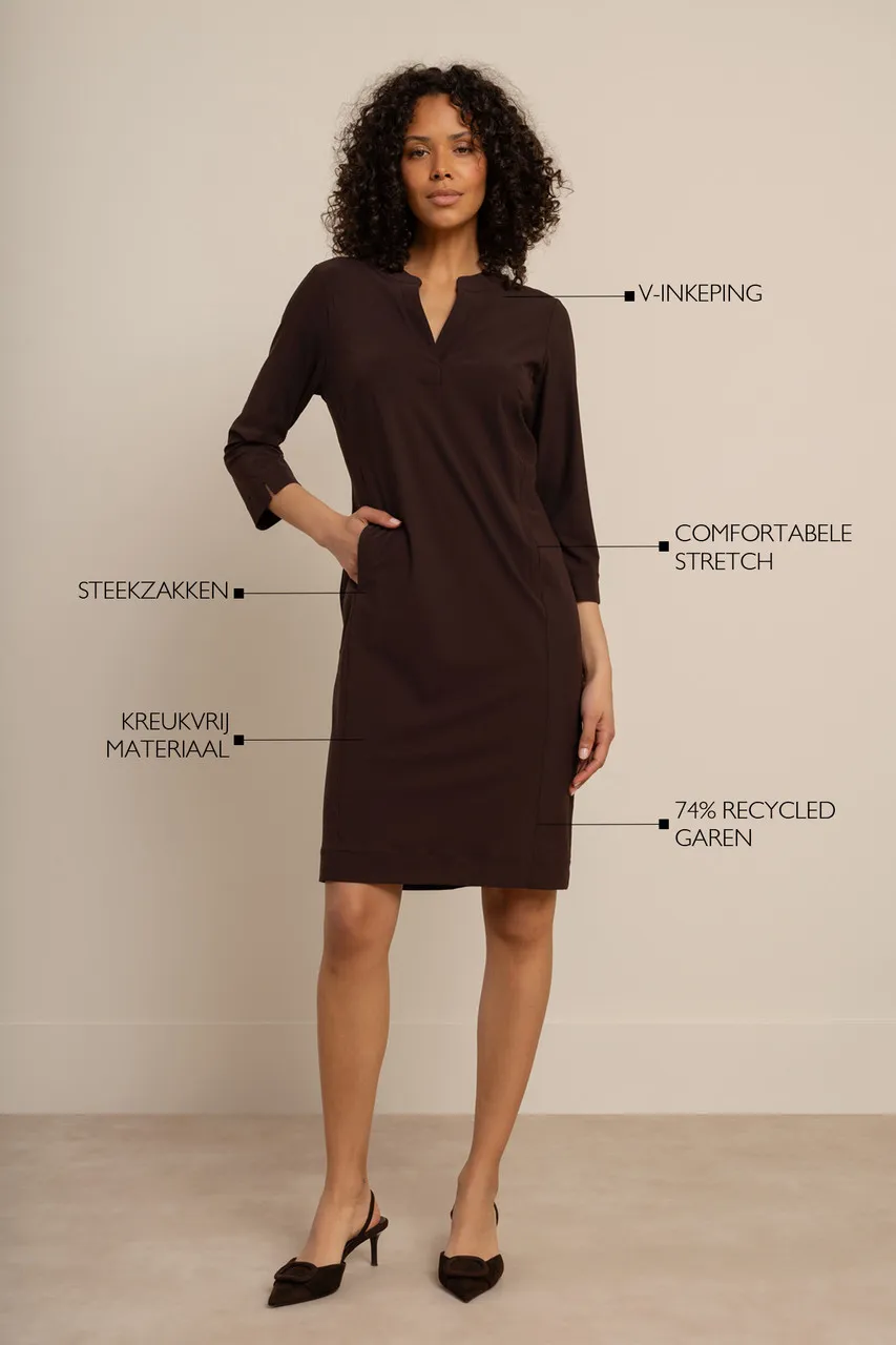 Simplicity dress - Espresso - Afbeelding 3